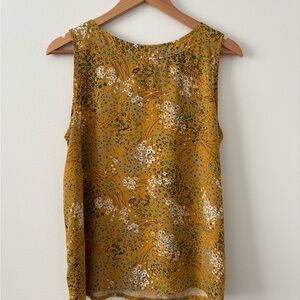 LOFT Yellow Gold Sleeveless Tank Top
